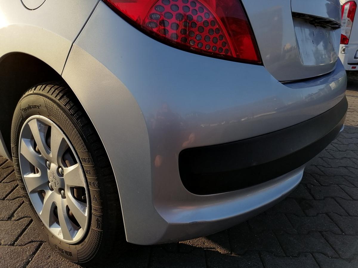 Peugeot 207 original Sto&szlig;stange Stossf&auml;nger hinten EZR Aluminium Grau Bj.2007